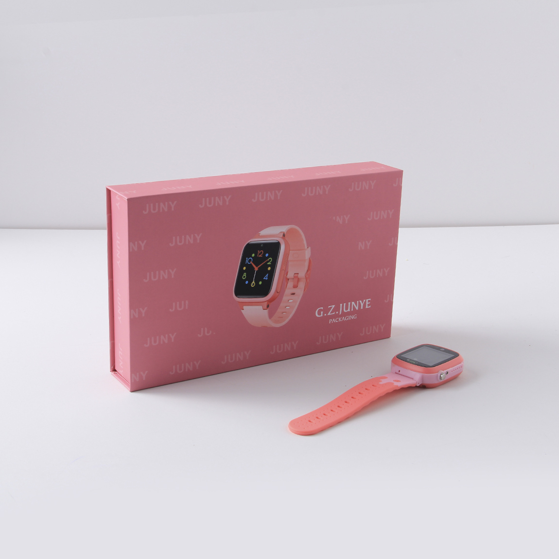 像這樣Colorful的兒童手表包裝盒要選擇那種印刷？